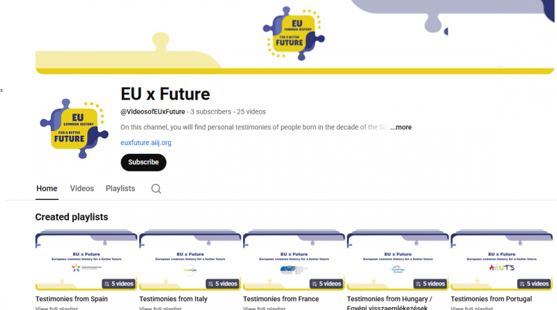 Video Interviews Launch: Personal Memories of European Integration